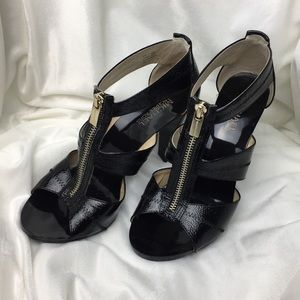 MICHAEL Michael Kors Black Patent Leather Heels